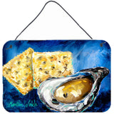 Caroline'S Treasures Oysters Two Crackers Aluminum Metal Wall Or Door Hanging Prints, 8 X 12