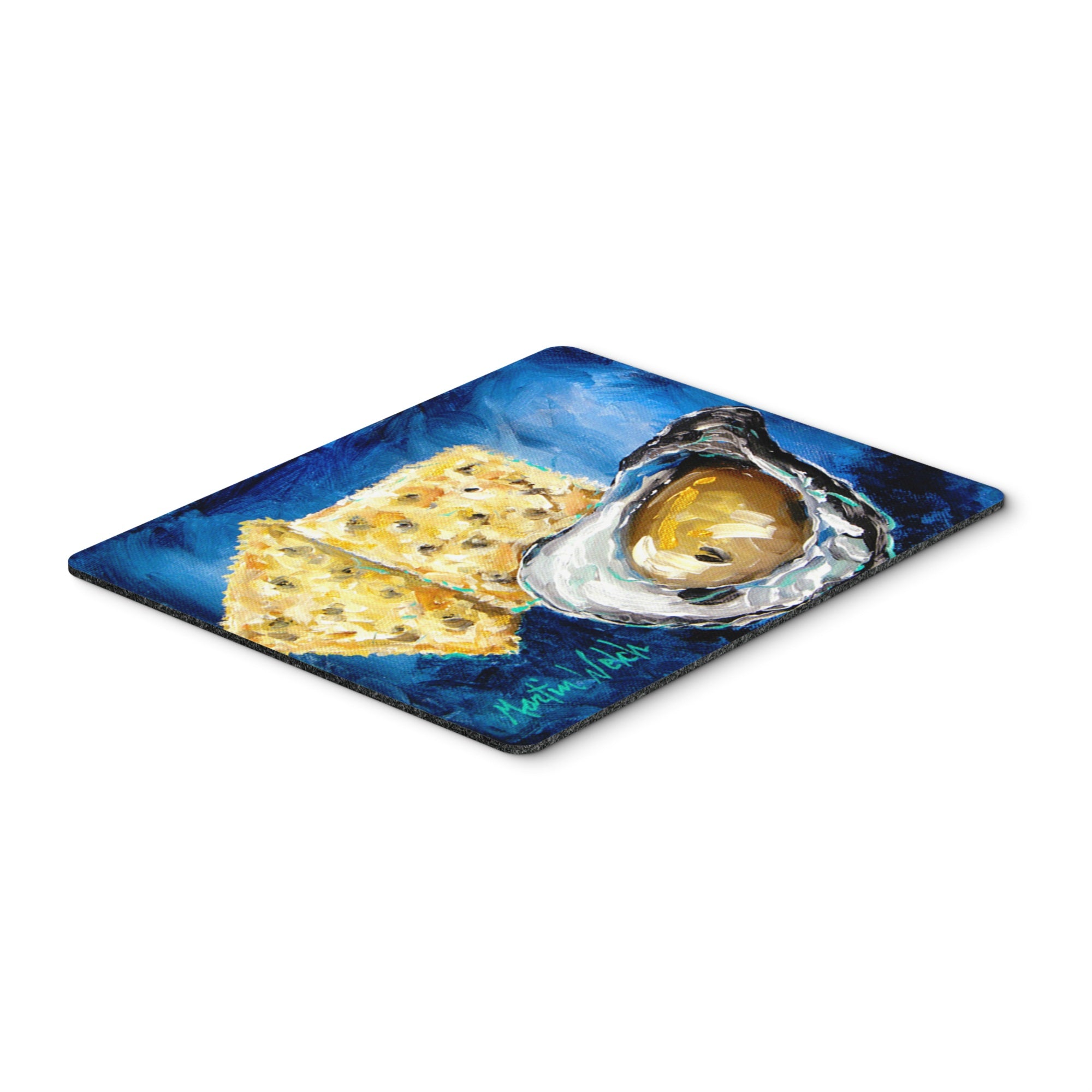 Caroline'S Treasures Oysters Two Crackers Mouse Pad/Hot Pad/Trivet (Mw1089Mp)