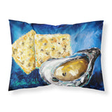 Caroline'S Treasures Mw1089Pillowcase Oysters Two Crackers Moisture Wicking Fabric Standard Pillowcase, Large, Multicolor