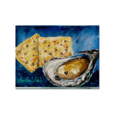 Caroline'S Treasures Mw1089Plmt Oysters Two Crackers Fabric Placemat, Multicolor