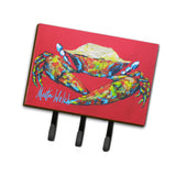 Caroline'S Treasures Mw1096Th68 Crab Seafood One Leash Or Key Holder, Large, Multicolor