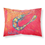 Caroline'S Treasures Mw1097Pillowcase Shrimp Seafood Three Moisture Wicking Fabric Standard Pillowcase, Large, Multicolor