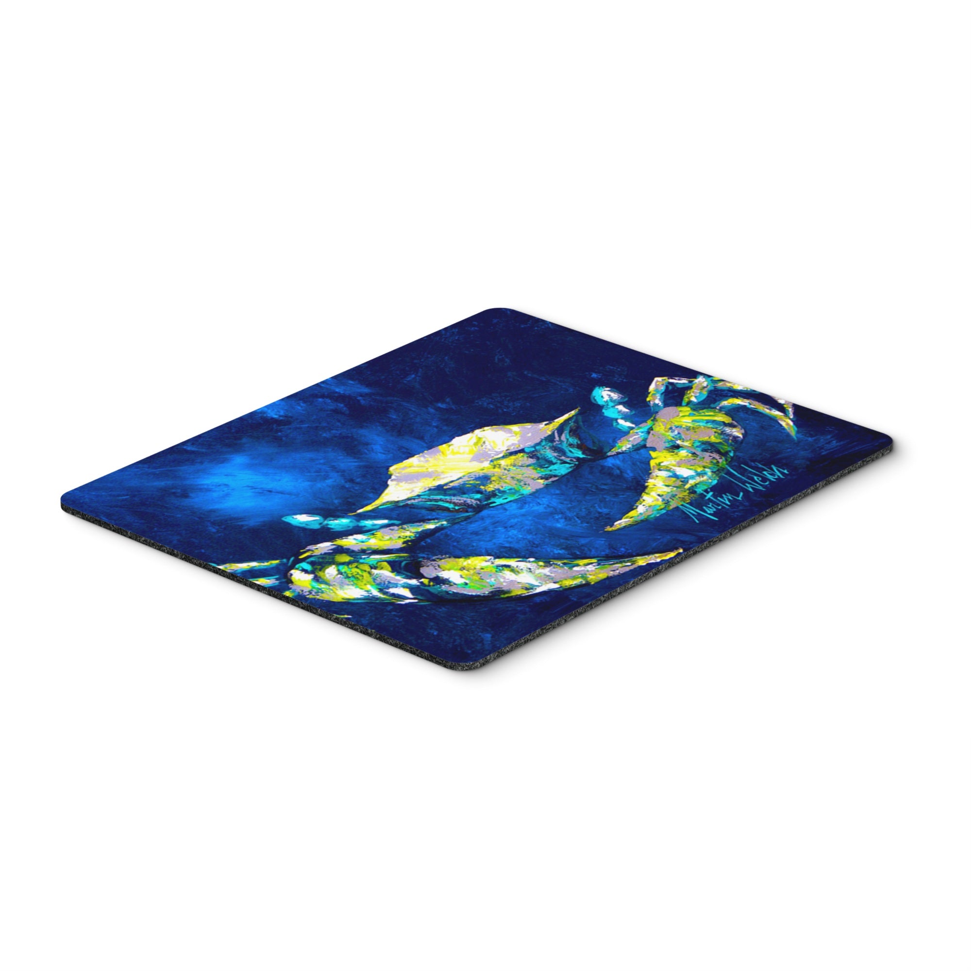Caroline'S Treasures Crab Tealy Mouse Pad/Hot Pad/Trivet (Mw1101Mp)
