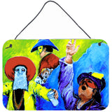 Caroline'S Treasures Mw1107Ds812 Mardi Gras Aluminum Metal Wall Or Door Hanging Prints, 8 X 12