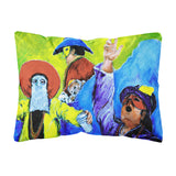 Caroline'S Treasures Mw1107Pw1216 Mardi Gras Canvas Fabric Decorative Pillow, Large, Multicolor
