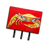 Caroline'S Treasures Mw1116Th68 Crab Blue On Red, Sir Leash Or Key Holder, Large, Multicolor