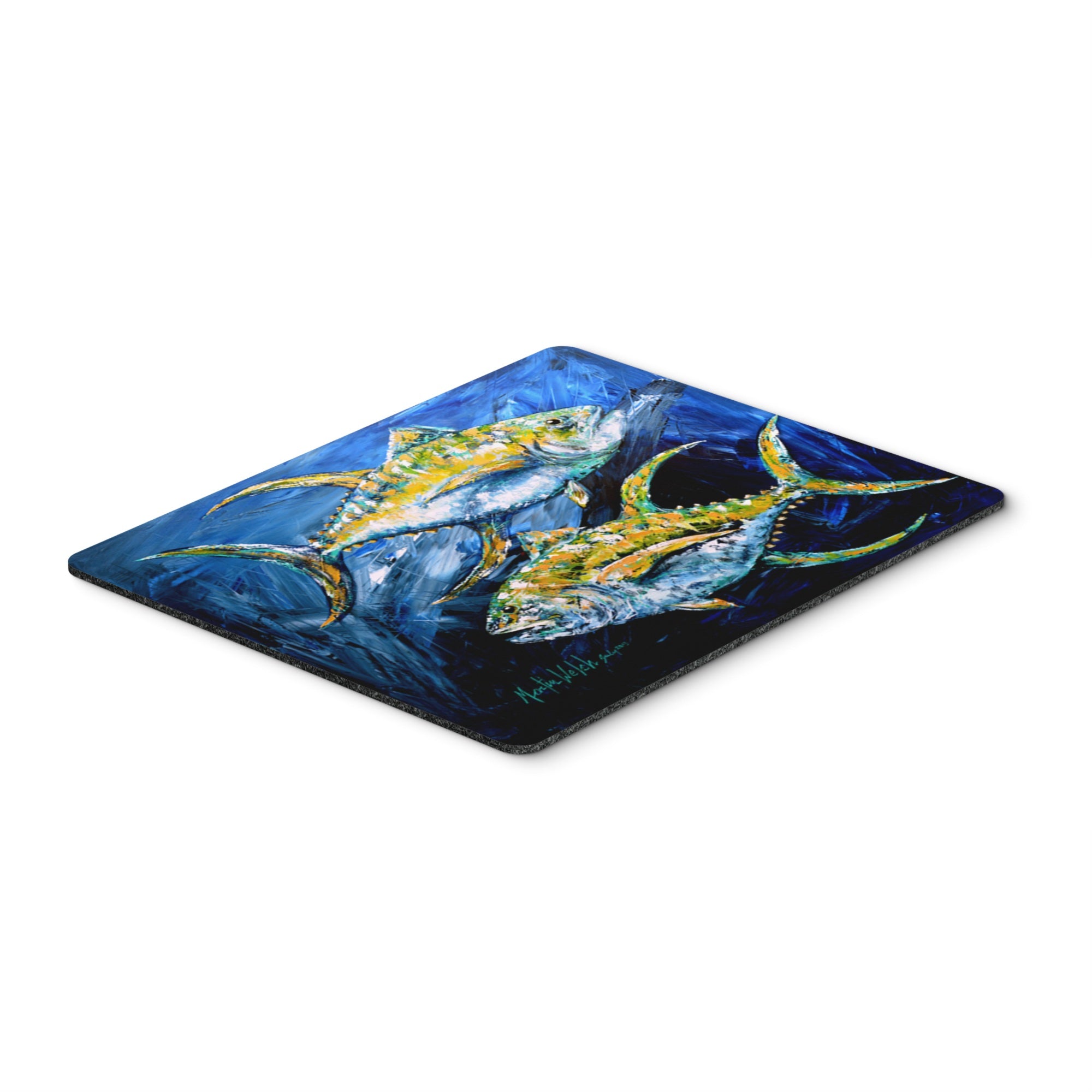 Caroline'S Treasures Fish - Tuna Tuna Blue Mouse Pad/Hot Pad/Trivet (Mw1125Mp)