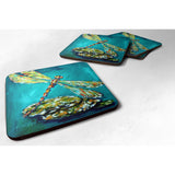 Caroline'S Treasures Mw1144Fc Insect-Dragonfly Matin Foam Coaster, 3.5, Multicolor