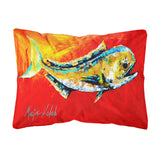 Caroline'S Treasures Mw1156Pw1216 Danny Dolphin Fish Canvas Fabric Decorative Pillow, Large, Multicolor