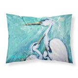 Caroline'S Treasures Mw1159Pillowcase Mother'S Love White Crane Moisture Wicking Fabric Standard Pillowcase, Large, Multicolor
