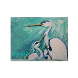 Caroline'S Treasures Mw1159Plmt Mother'S Love White Crane Fabric Placemat, Multicolor