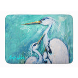 Caroline'S Treasures Mother'S Love White Crane Floor Mat, 19 X 27, Multicolor