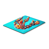 Caroline'S Treasures Lucy The Crawfish In Blue Mouse Pad/Hot Pad/Trivet (Mw1161Mp)