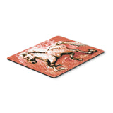 Caroline'S Treasures Shadow The Horse In Red Mouse Pad/Hot Pad/Trivet (Mw1170Mp)