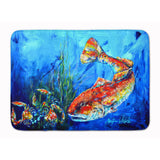Caroline'S Treasures Scattered Red Fish Floor Mat, 19 X 27, Multicolor