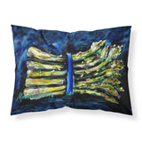 Caroline'S Treasures Asperagus Blew Printed, Polyester Envelope Closure Pillowcase, Standard, Multicolor