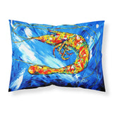 Caroline'S Treasures Ice Blue Shrimp Fabric Standard Pillowcase Mw1226Pillowcase, Multicolor