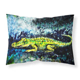 Caroline'S Treasures Sneaky Alligator Fabric Standard Pillowcase Mw1233Pillowcase, Multicolor