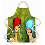 Caroline'S Treasures Mw1265Apron Young Voncile And Azaline Apron, Large, Multicolor