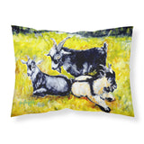 Caroline'S Treasures Three Goats Fabric Standard Pillowcases, Multicolor