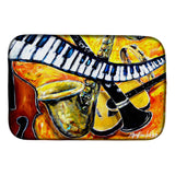 Caroline'S Treasures Mw1267Ddm All That Jazz Dish-Drying-Mats, 14 X 21, Multicolor