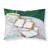 Caroline'S Treasures Breakfast Delight Beignets Fabric Standard Pillowcases, Multicolor