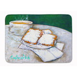 Caroline'S Treasures Breakfast Delight Beignets Machine Washable Memory Foam Mat Doormats, Multicolor