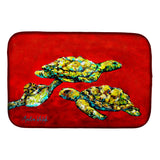 Caroline'S Treasures Mw1274Ddm Drifting Home Turtles Dish-Drying-Mats, 14 X 21, Multicolor