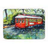 Caroline'S Treasures Little Red Street Car Machine Washable Memory Foam Mat Doormats, Multicolor