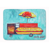 Caroline'S Treasures Lucky Dog For Me Machine Washable Memory Foam Mat Doormats, Multicolor