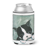 Caroline'S Treasures Mw1313Cc Boston Terrier Don'T Leave Me Can Or Bottle Hugger Cold-Beverage-Koozies, Multicolor