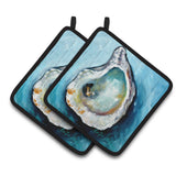Caroline'S Treasures Mw1332Pthd Oyster J Mac Pair Of Pot Holders Potholders, Multicolor