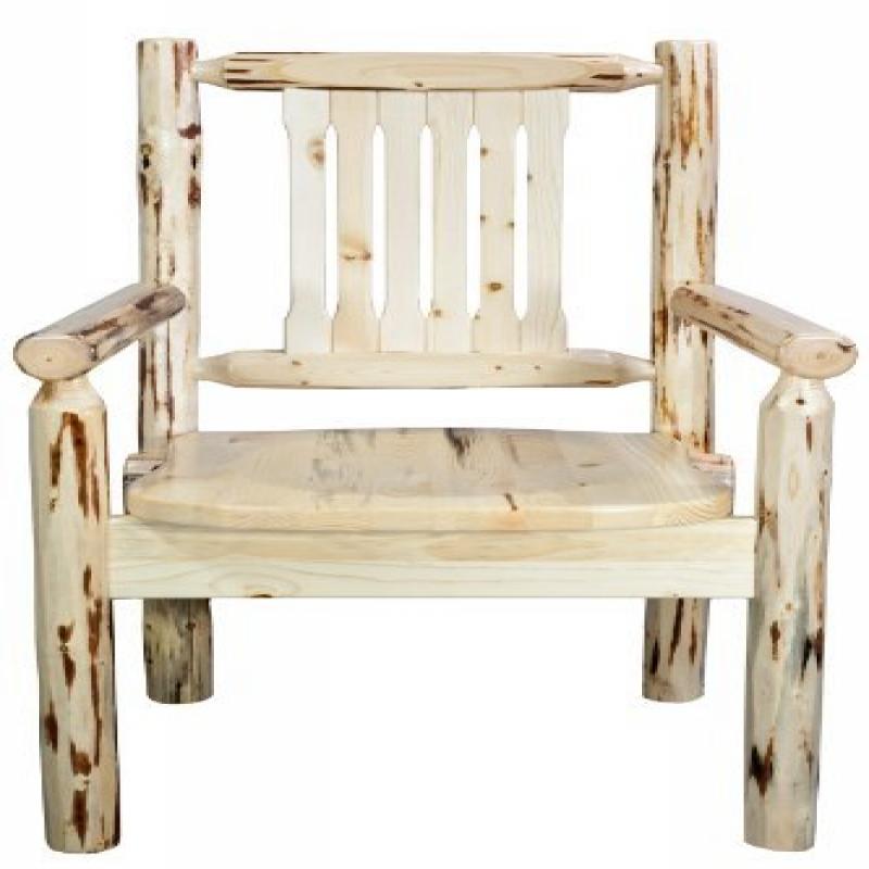 Montana Collection Captain'S Chair, Ready To Finish W/ Ergonomic Wooden Seat