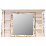 Montana Collection Deluxe Dresser Mirror, Ready To Finish