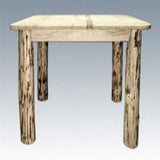 Montana Collection Square 4 Post Dining Table, Ready To Finish