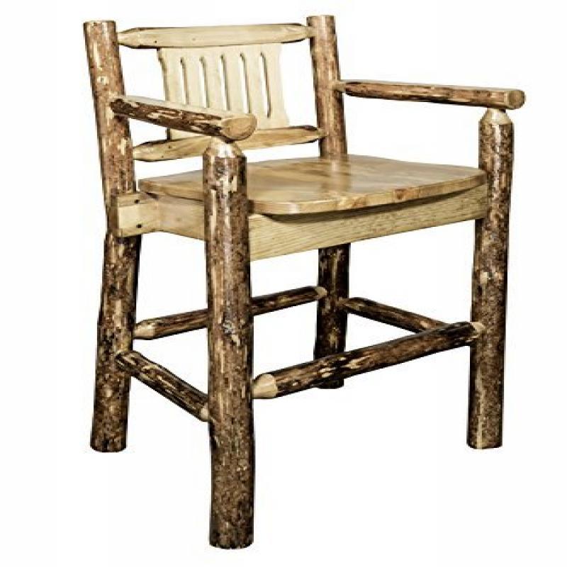 Glacier Country Collection Captain'S Barstool