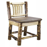 Glacier Country Collection Counter Height Barstool W/ Back - Saddle Upholstery