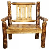 Glacier Country Collection Captain'S Chair W/ Ergonomic Wooden Seat