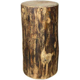 Glacier Country Collection Cowboy Stump, 25 Inch Height, Exterior Stain Finish