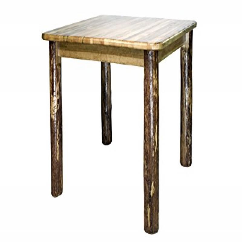 Glacier Country Collection Counter Height Square 4 Post Dining Table