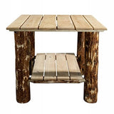 Glacier Country Collection Exterior End Taable, Exterior Stain Finish