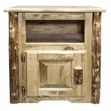 Glacier Country Collection End Table W/ Door, Left Hinged