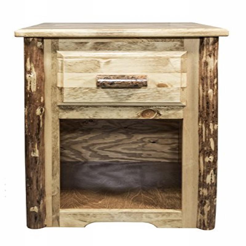 Glacier Country Collection End Table W/ Drawer