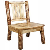 Glacier Country Collection Side Chair W/ Ergonomic Wooden Seat