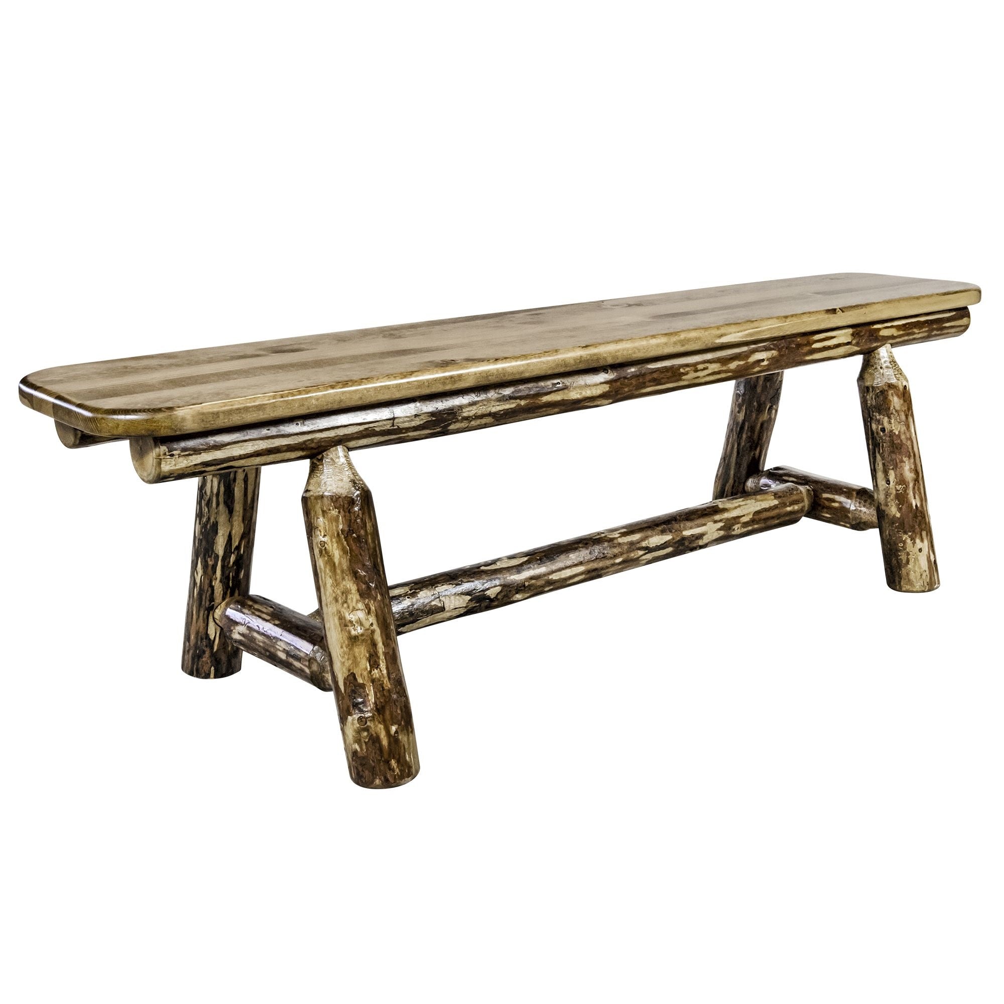 Glacier Country Collection Plank Style Bench, 5 Foot
