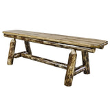 Glacier Country Collection Plank Style Bench, 5 Foot