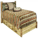 Glacier Country Collection King Platform Bed W/ Storage