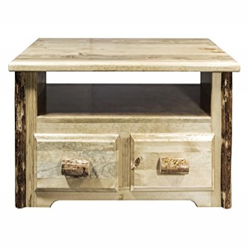 Glacier Country Collection Two Drawer Sitting Chest/Entertainment Center