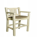 Homestead Collection Captain'S Barstool, Ready To Finish W/ Upholstered Seat, Buckskin Pattern