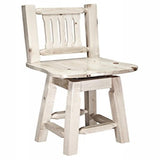 Homestead Collection Counter Height Barstool W/ Back & Swivel, Ready To Finish